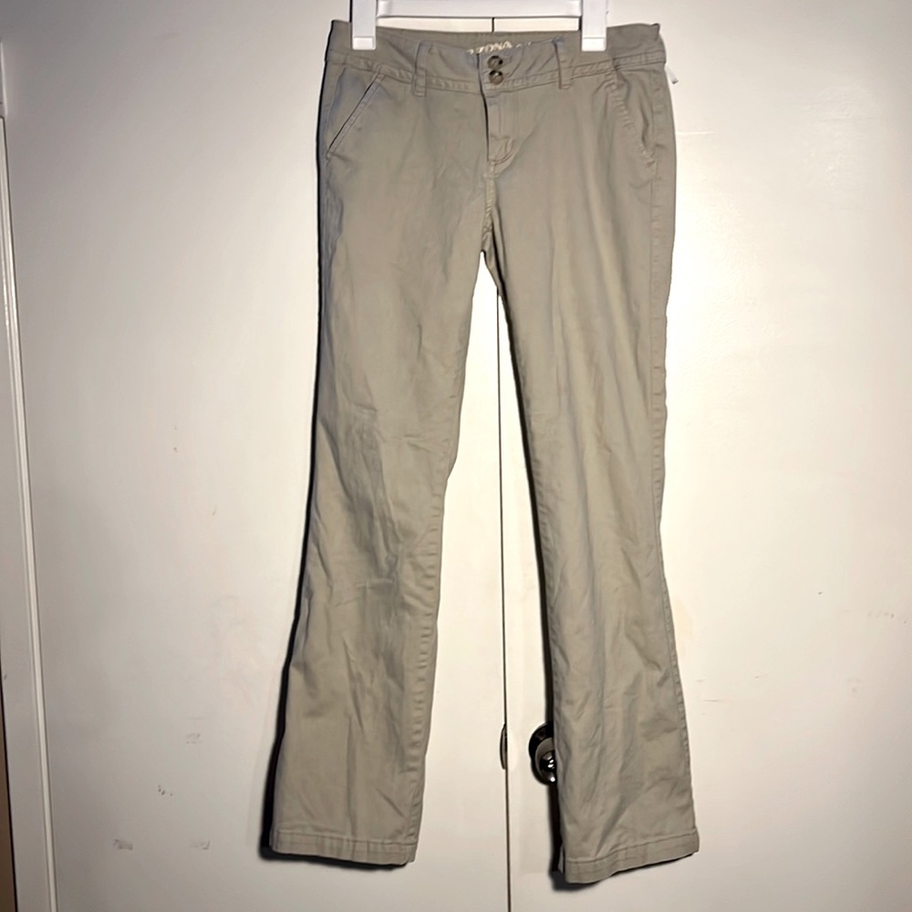Vintage Arizona Jean Co. Tan Khaki Pants Size 7 Long